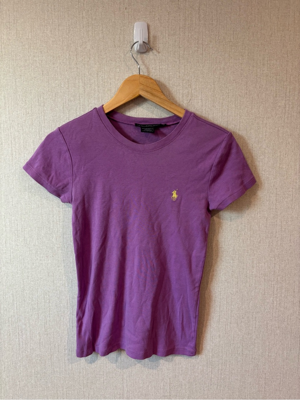 Ralph Lauren Purple Short-Sleeve Crewneck Tee